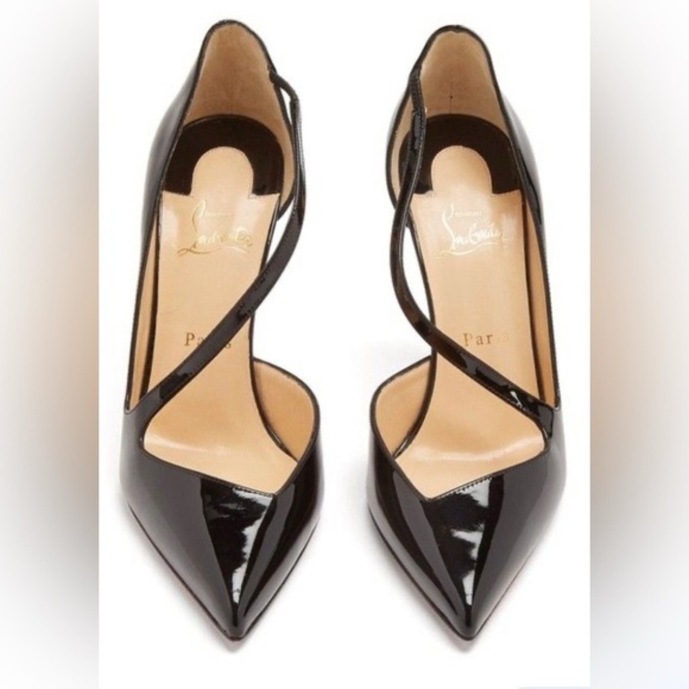 SOLD CHRISTIAN LOUBOUTIN Elegant Black Stiletto Heels - Picture 12 of 16
